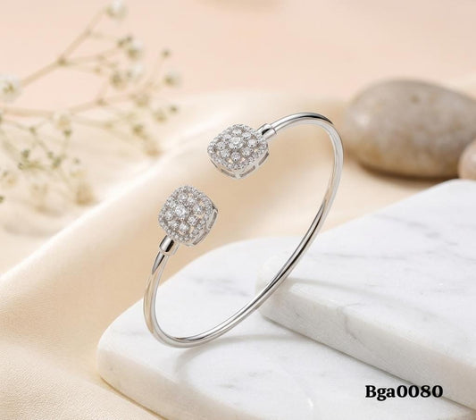 Floral Zircon Studded Adjustable Kada
