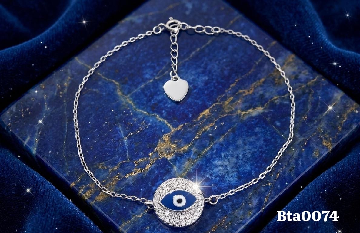 Evil Eye Sterling Silver Bracelet