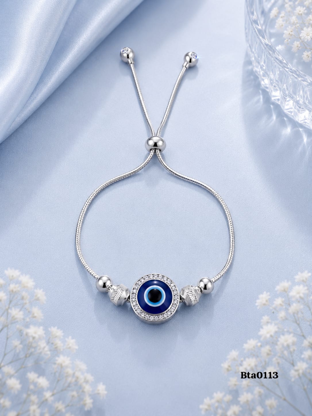 Evil Eye Sliding Bracelet
