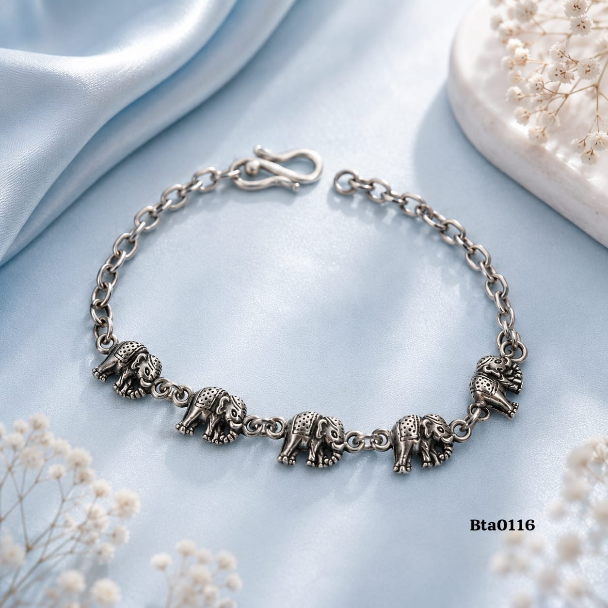 Elephant Charm Bracelet