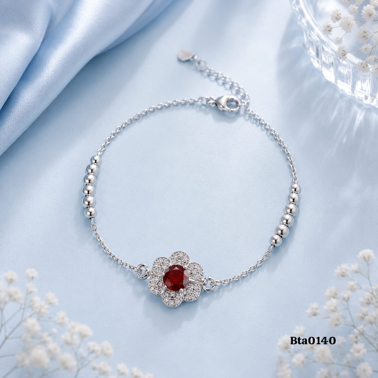 Floral Accent Bracelet