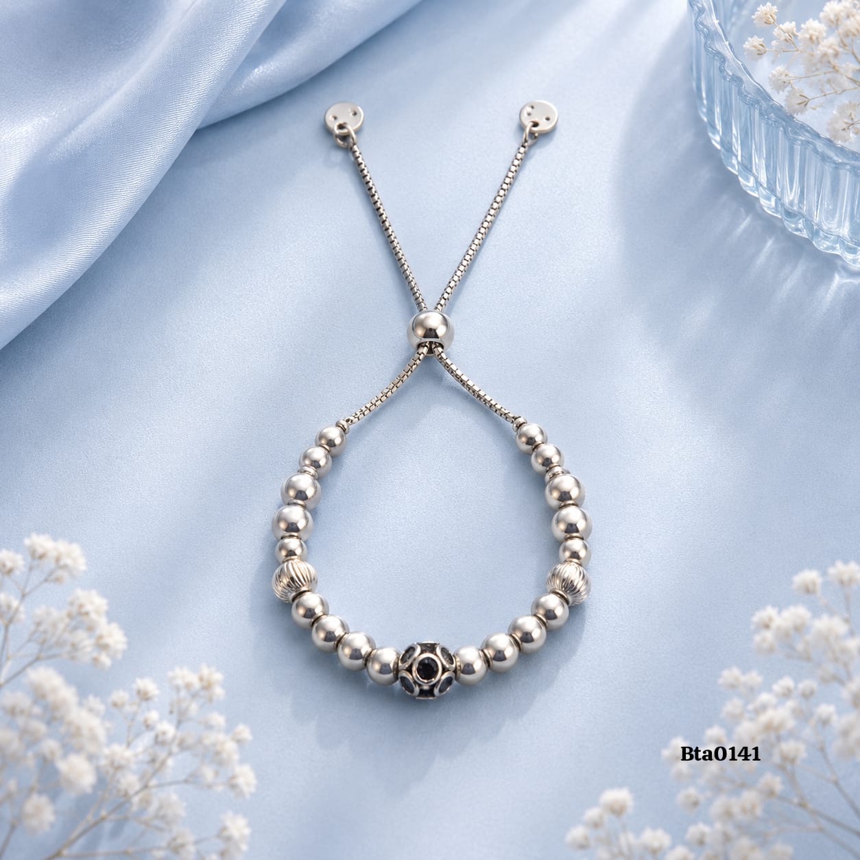 Beaded Slider Bracelet