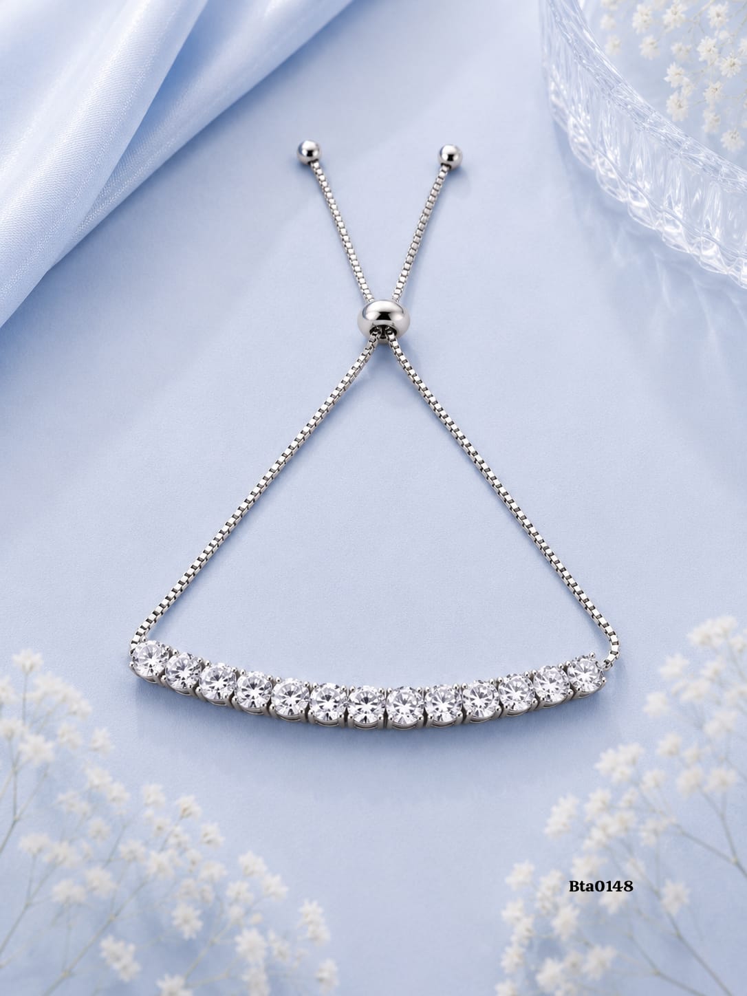 Stone-Set Slider Bracelet