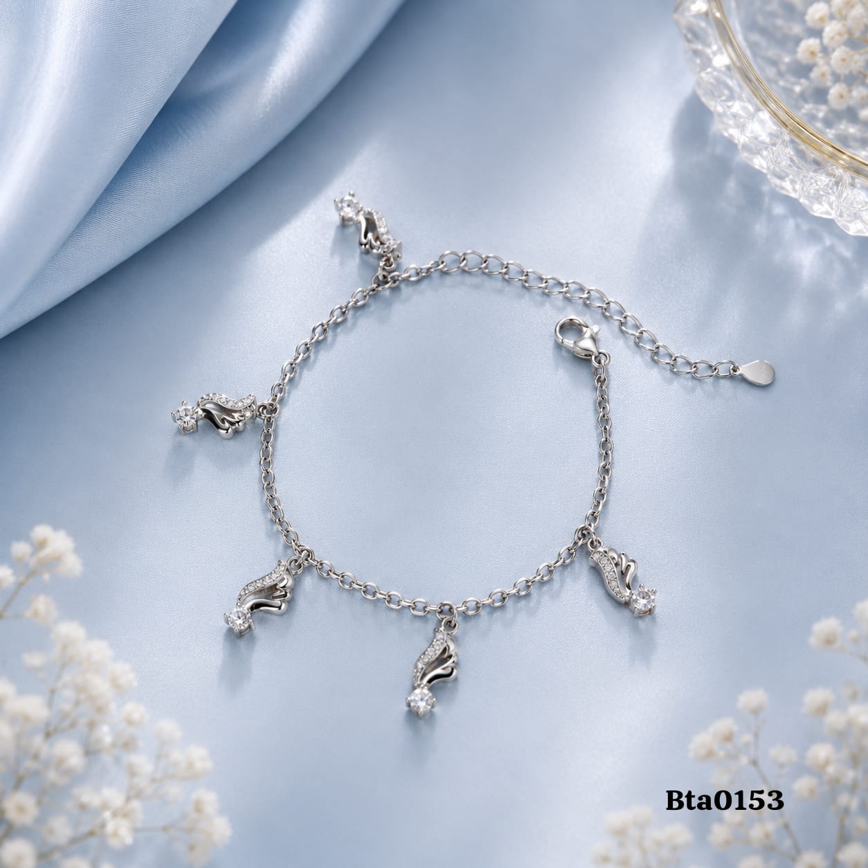 Wing Charm Bracelet