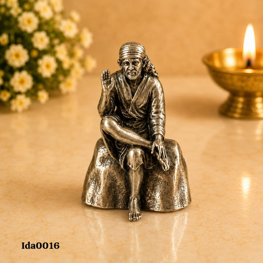 92.5 Sterling Silver Sai Baba Idol