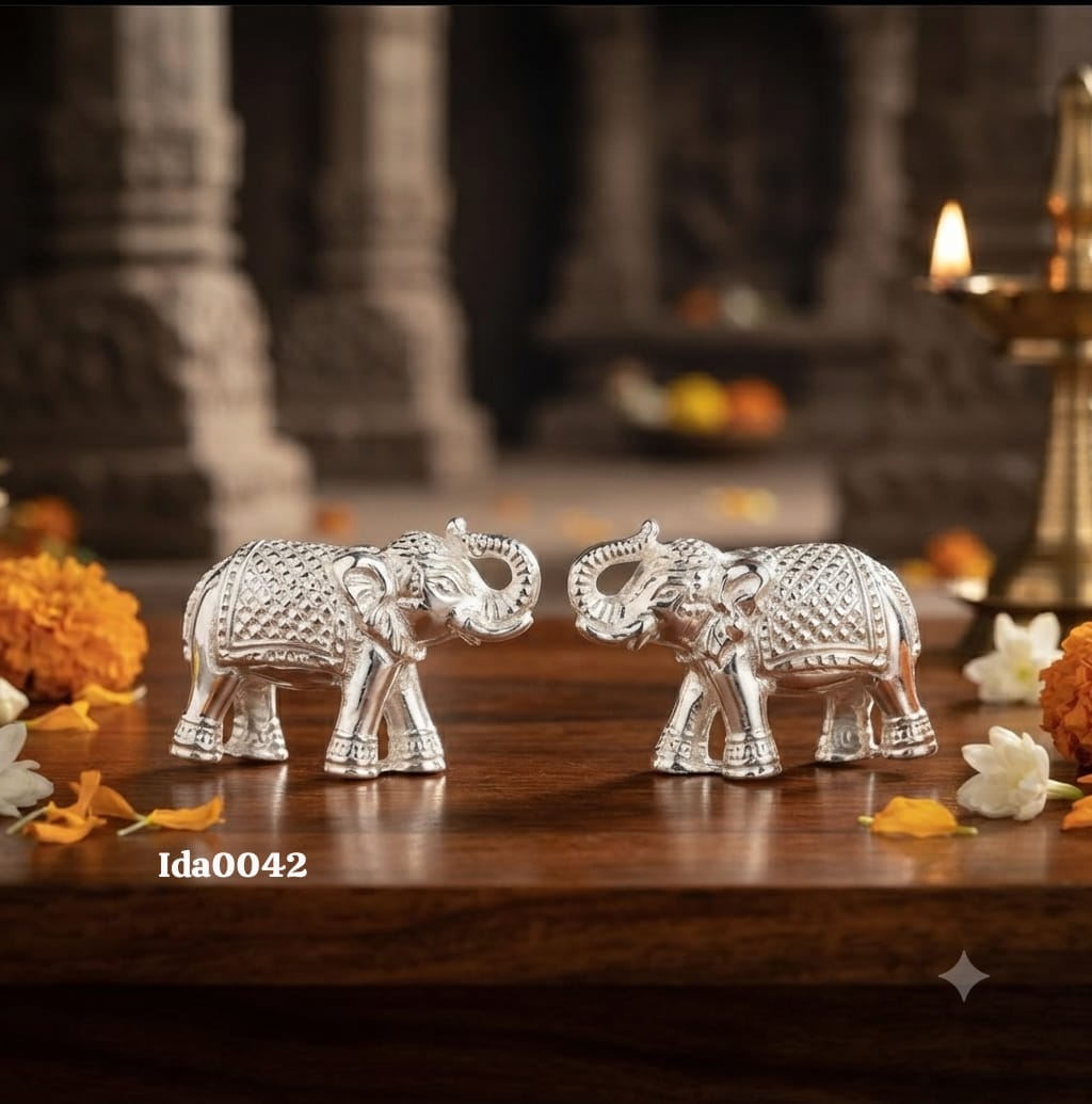 Elephant Idols pair