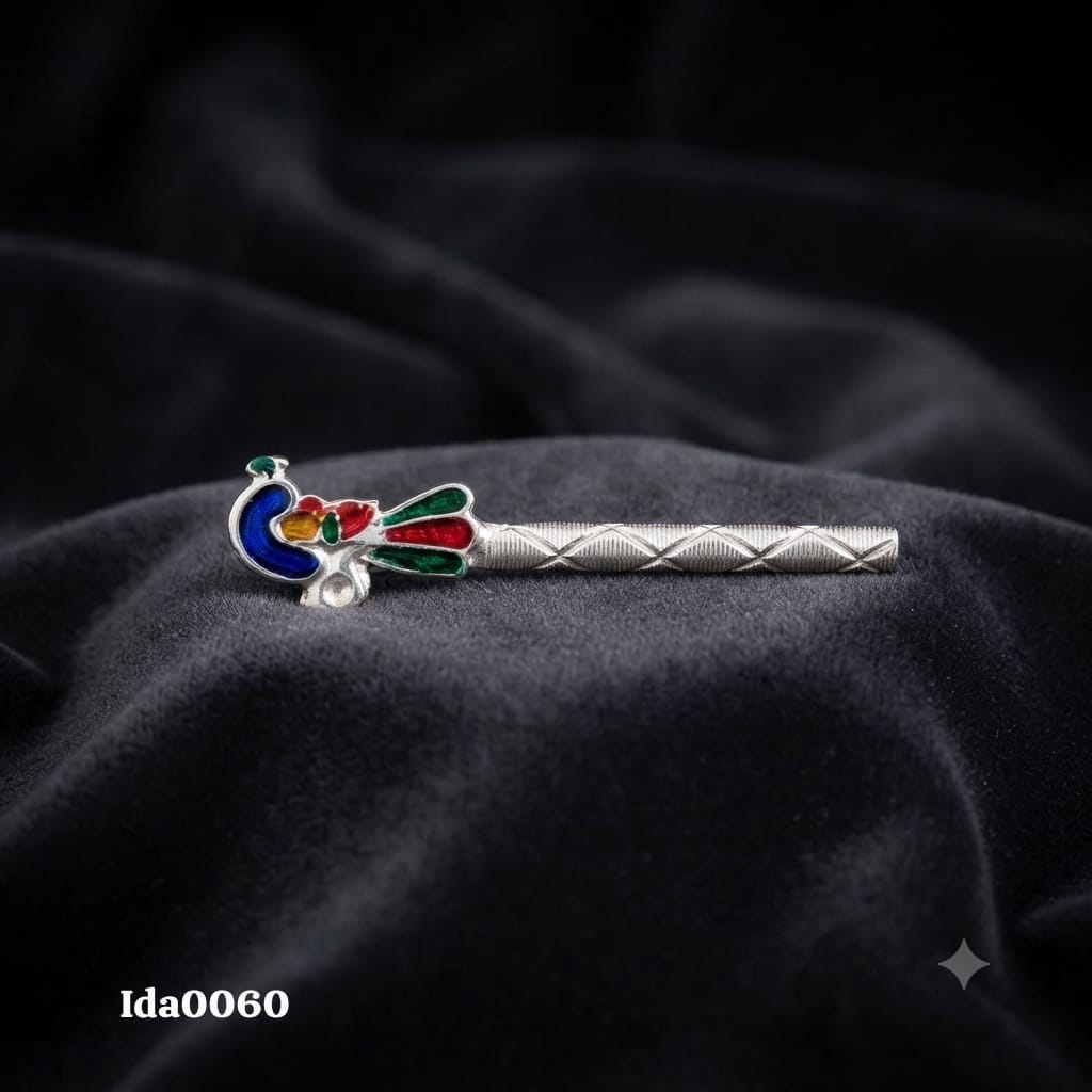 Decorative Silver Flute (Murli) 2 Inch
