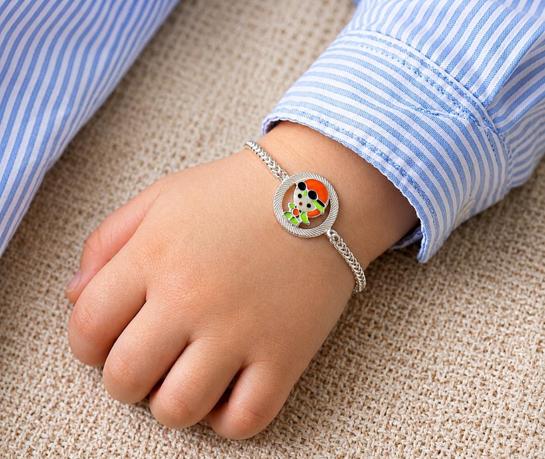 Enchanting 92.5 Sterling Silver Kids' Bracelet