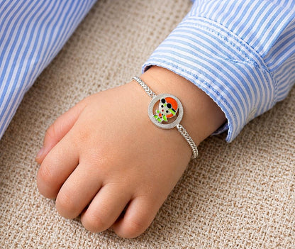 Enchanting 92.5 Sterling Silver Kids' Bracelet