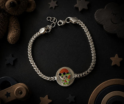 Enchanting 92.5 Sterling Silver Kids' Bracelet