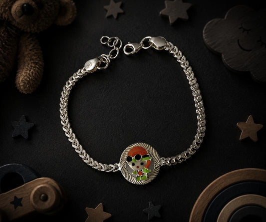 Enchanting 92.5 Sterling Silver Kids' Bracelet