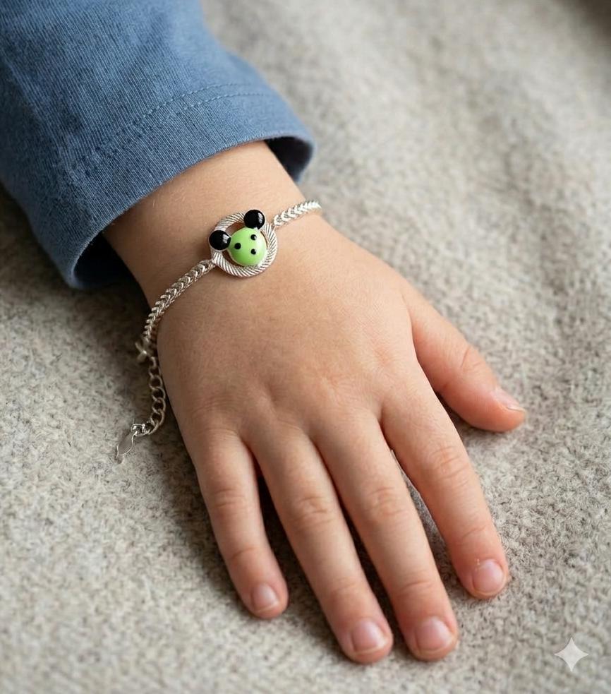 Sterling Silver Frog Bracelet