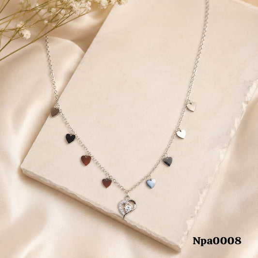 Charming Heart-Dangle Necklace