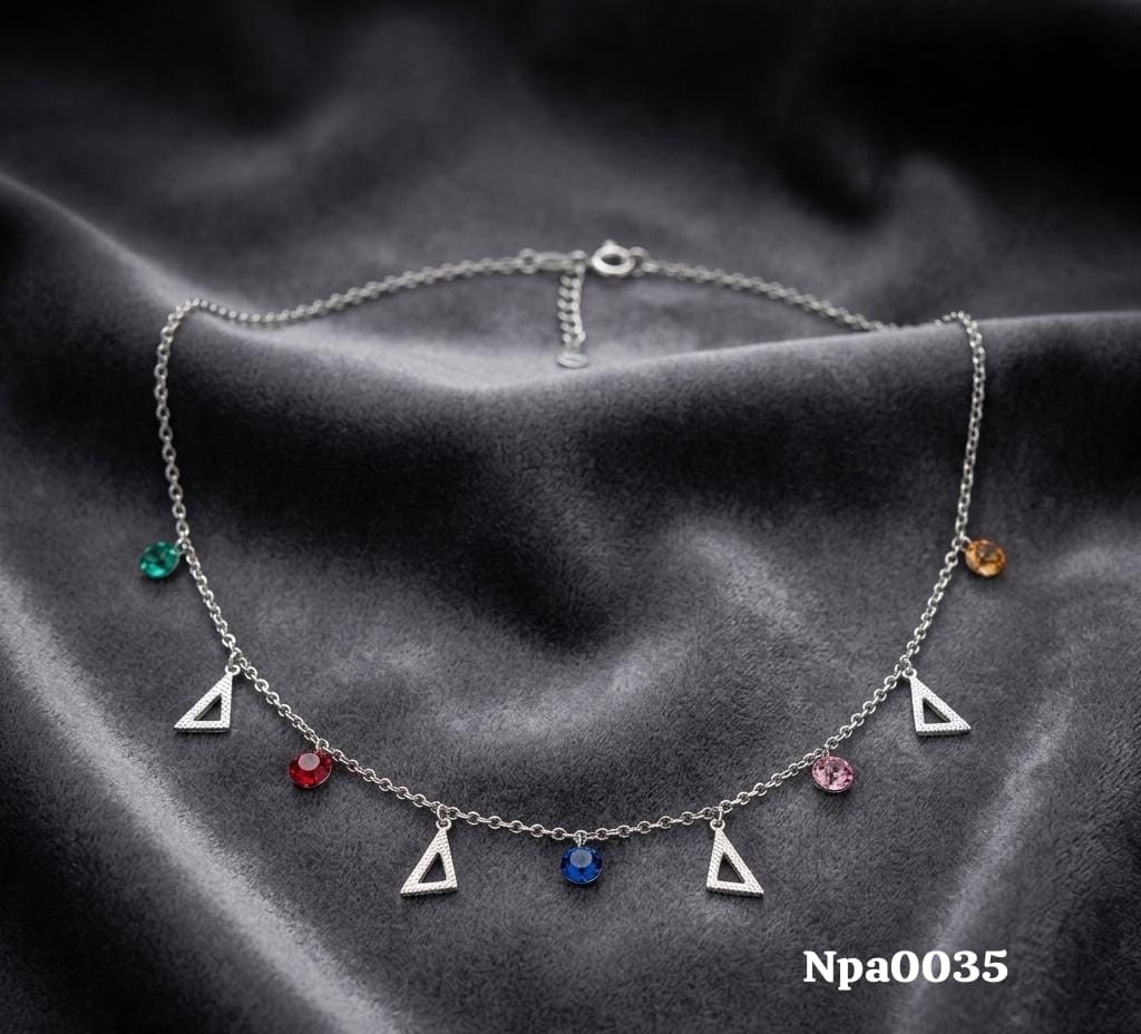 Multi-Color Charm Necklace