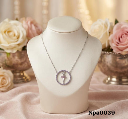 Ballerina Pendant Necklace
