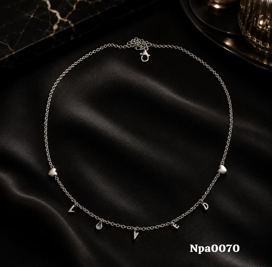 Charming "LOVE" Letter Necklace