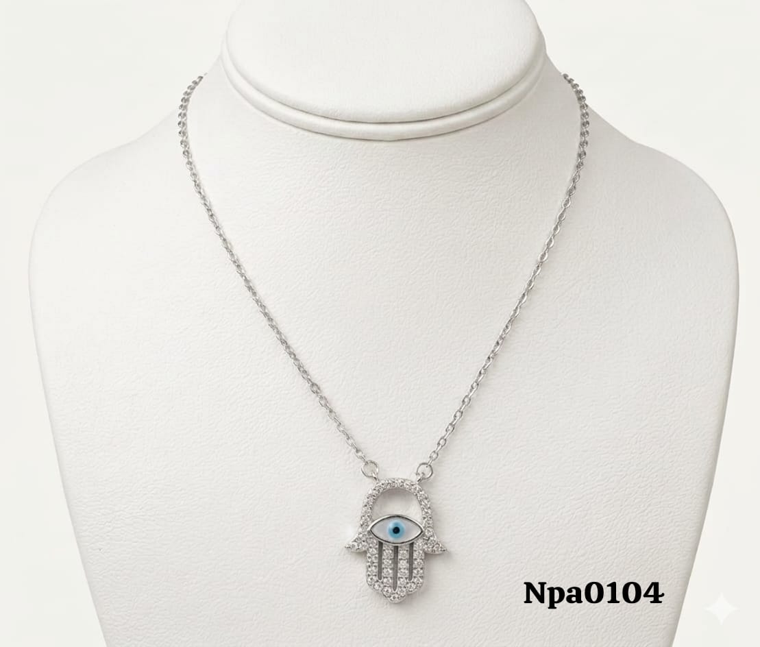 Hamsa Hand Pendant Necklace