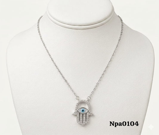 Hamsa Hand Pendant Necklace