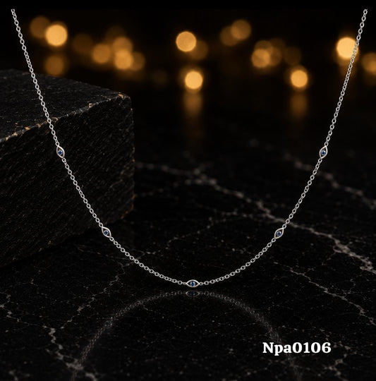 Evil Eye Station Necklace