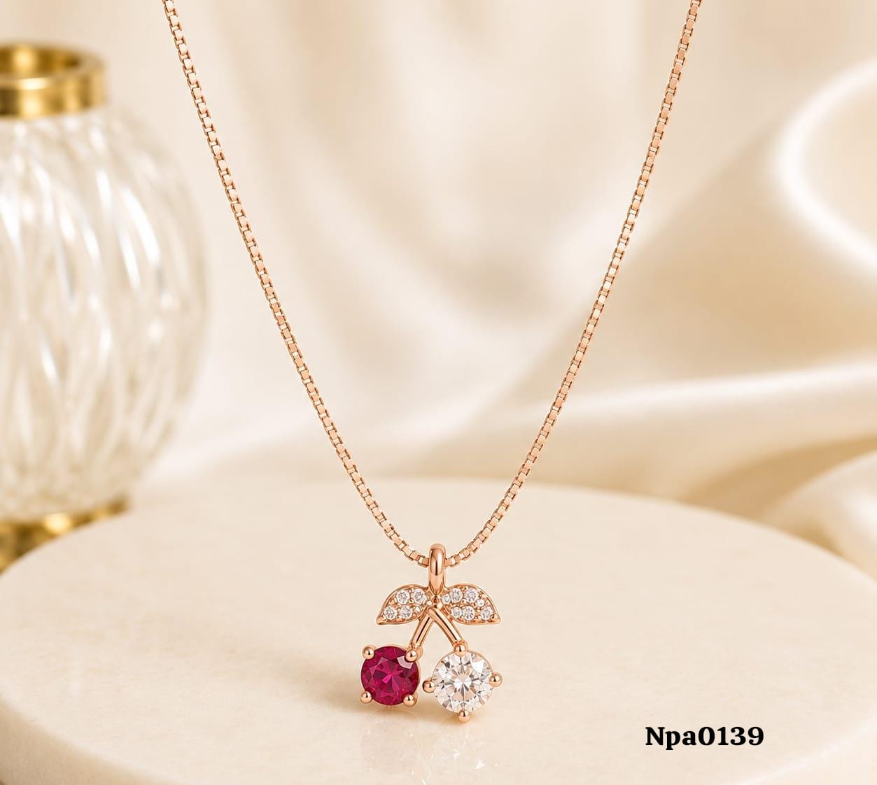 Cherry Pendant Necklace