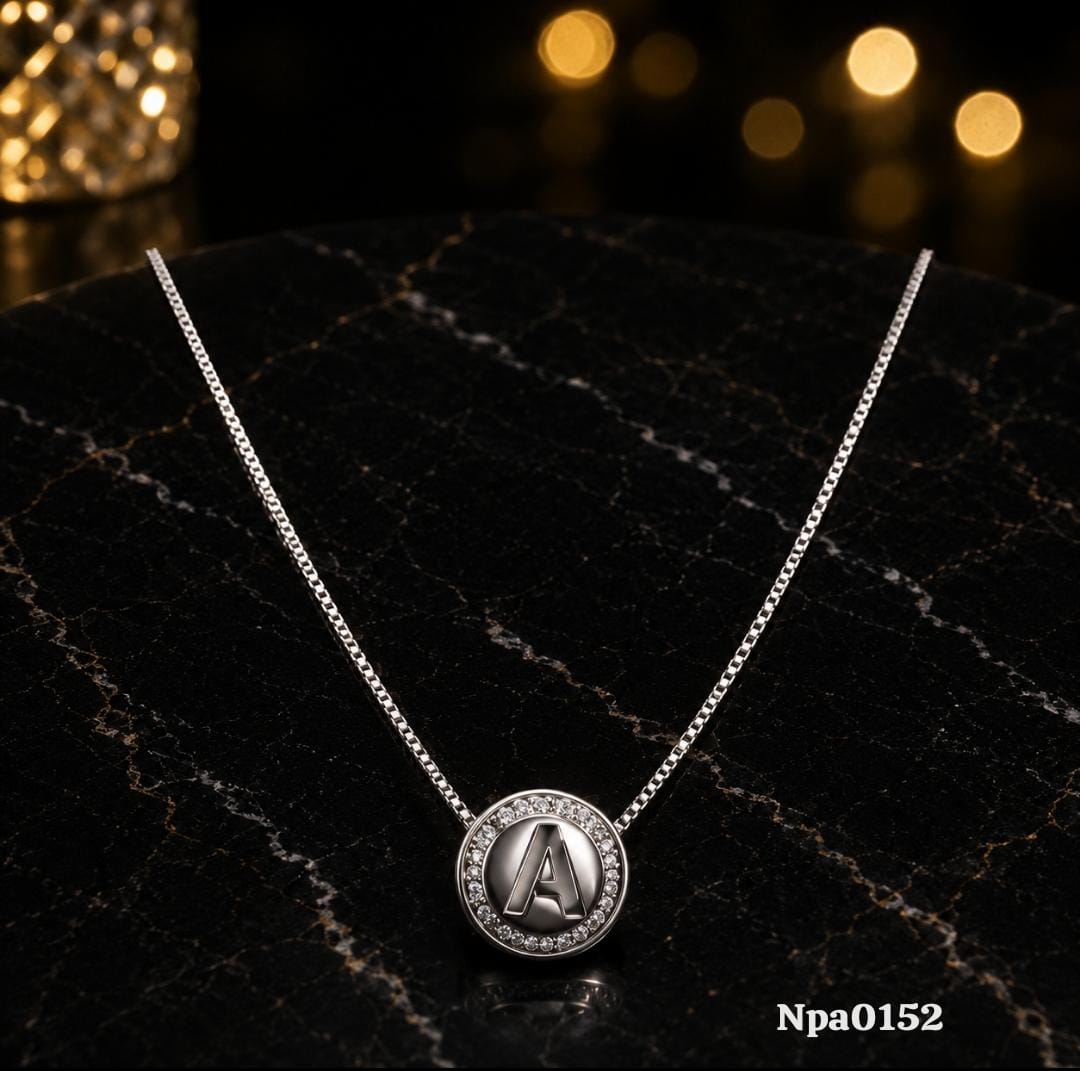 Letter Pendant Necklace