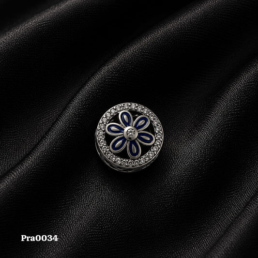 Blue Flower Charm