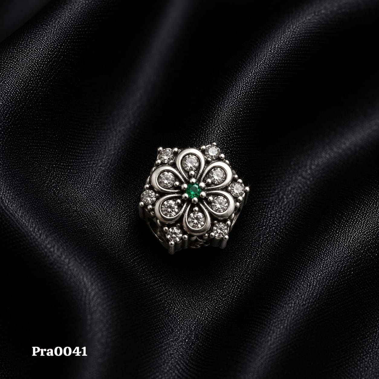 Floral Gem Charm
