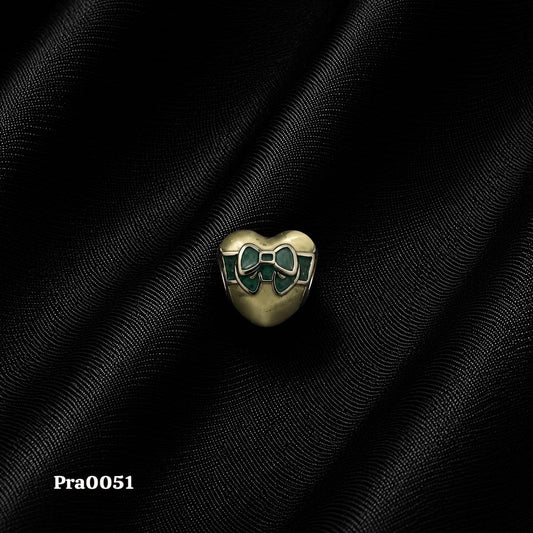 Heart and Bow Charm