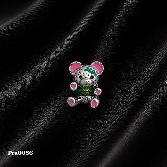 Playful Teddy Bear Charm