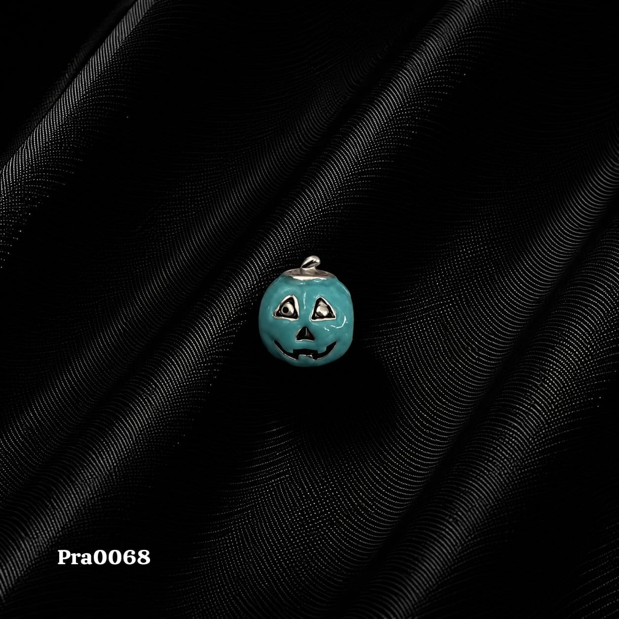 Whimsical Teal Pumpkin Charm
