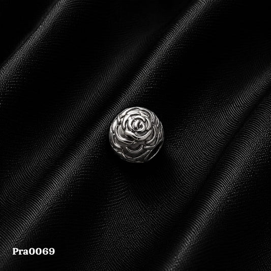 Sculpted Rose Charm