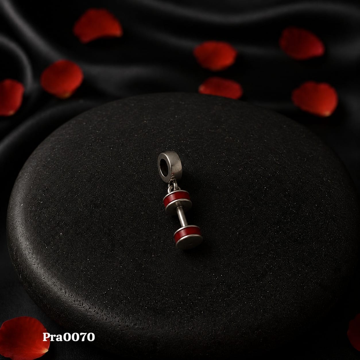 Fitness Dumbbell Charm