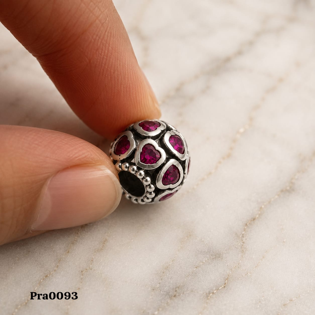 Heart Cluster Charm