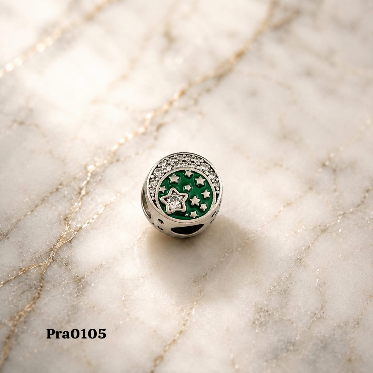 Starry Night Green Charm