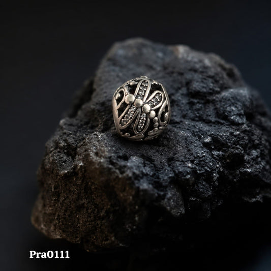Ornate Swirl Openwork Charm