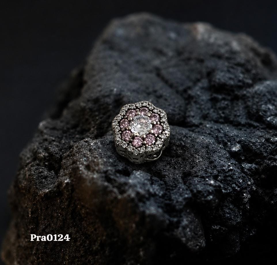 Blossoming Floral Gem Charm
