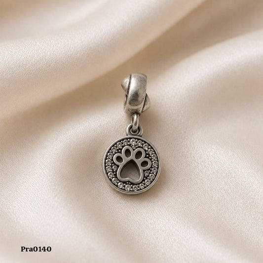 Paw Print" Disc Charm