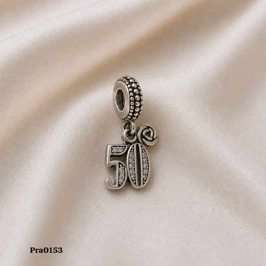 50th Anniversary" Celebration Charm