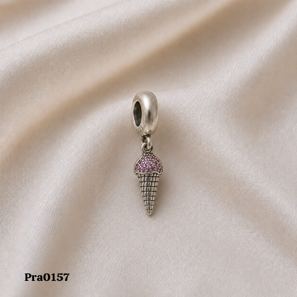 Ice Cream Cone" Charm