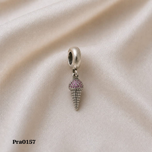 Ice Cream Cone" Charm
