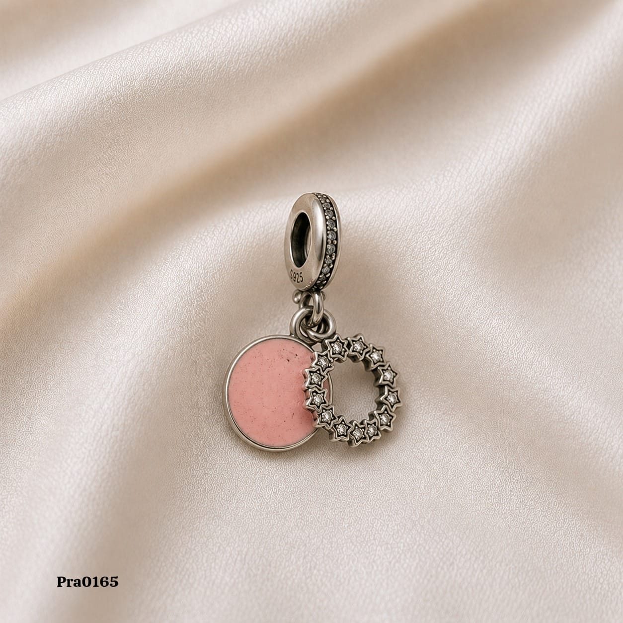 Celestial Pink" Disc Charm