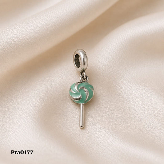 Sweet Swirl" Lollipop Charm