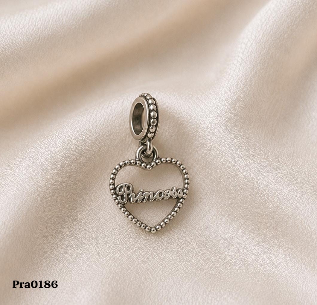 Princess Heart" Dangle Charm