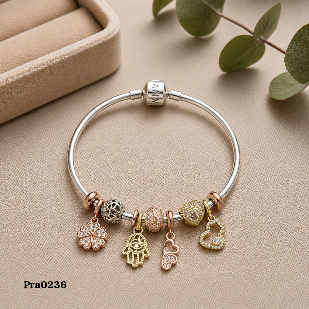 "Symbolic Protection" Openable Bangle Bracelet