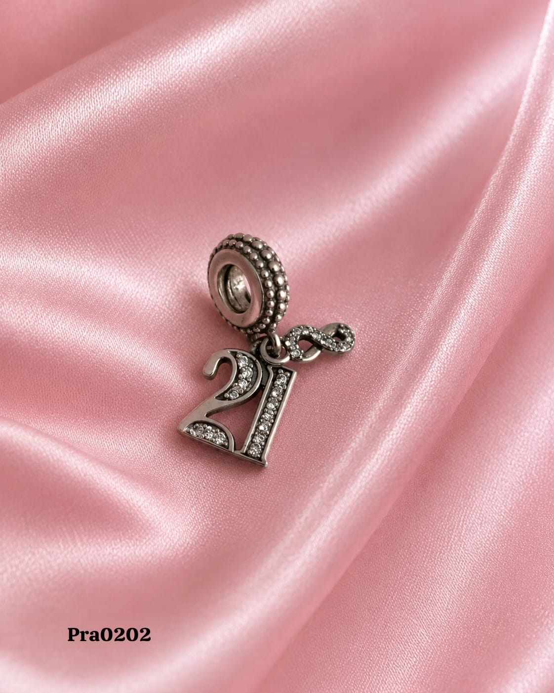 Number 21" Celebration Dangle Charm