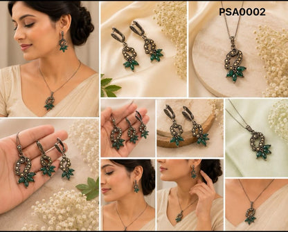 The Emerald Marquise Set