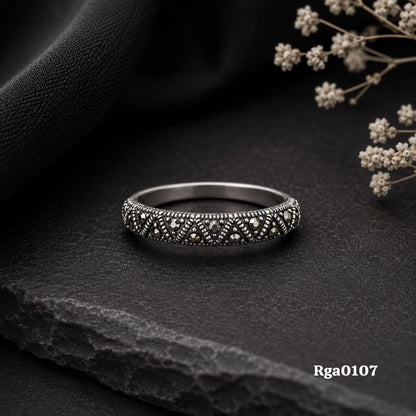 Woven Style Marcasite Band
