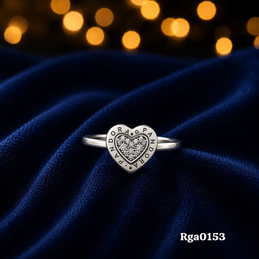 Heart-Accented Pandora Ring