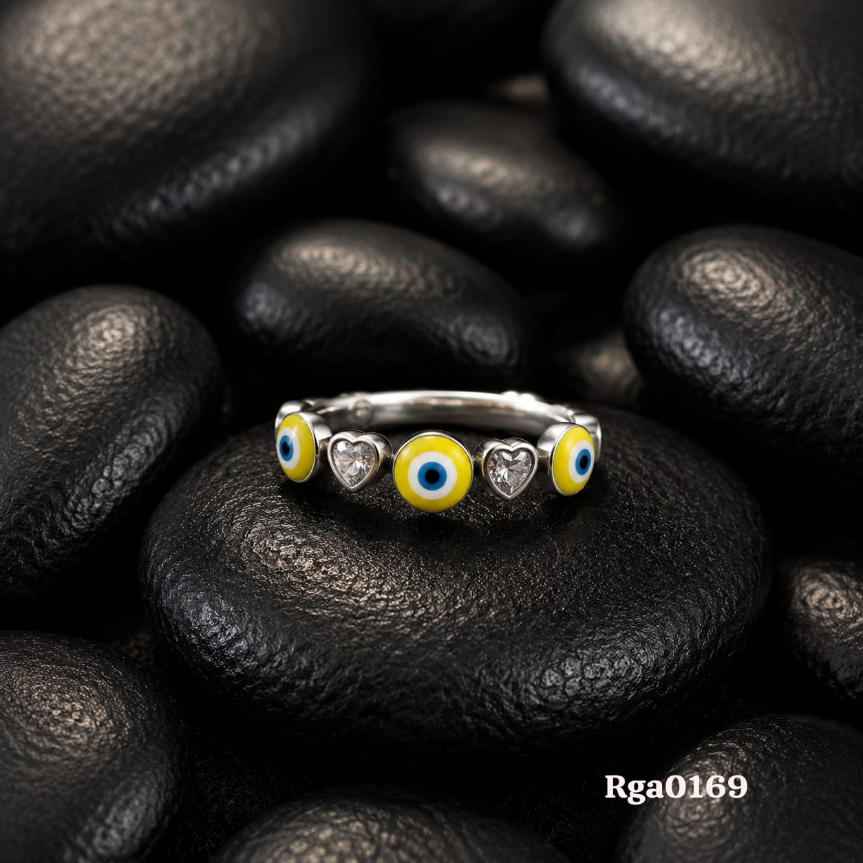 Evil Eye and Heart Band