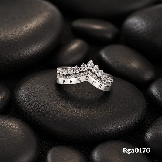 Pandora Tiara Logo Ring
